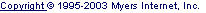 Copyright by Myers Internet Services
